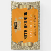 Glitzy 50th Class Reunion Banner (Vertikal)