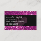 Glitzy Beauty Business Cards Terminkarte (Vorderseite)