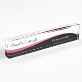 Glitzy Beauty Theme Namensplakette