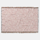Glitzy Blush Pink Glitter Christmas Decke (Vorderseite)