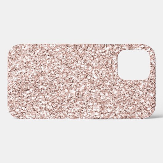 Glitzy Blush Pink Glitzer          Case-Mate iPhone Hülle (Rückseite (Horizontal))