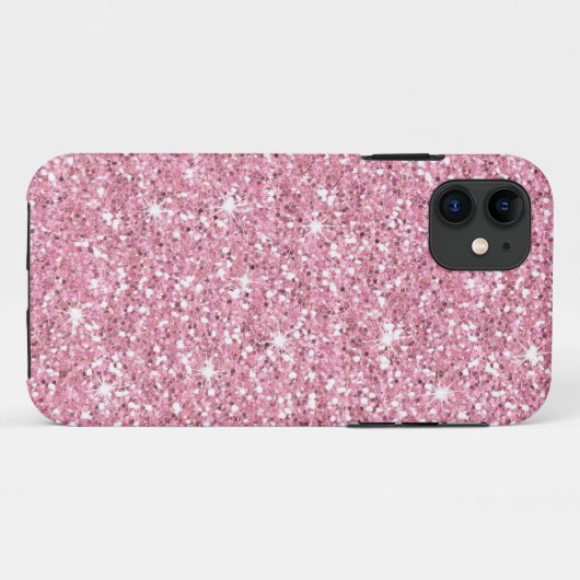 Glitzy Bubblegum Glitzer Case-Mate iPhone Hülle (Rückseite (Horizontal))