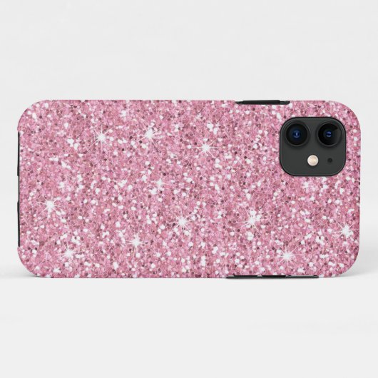 Glitzy Bubblegum Glitzer Case-Mate iPhone Hülle (Rückseite (Horizontal))