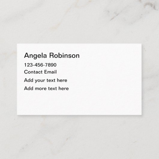 Glitzy Classy Hair Beauty Business Cards Visitenkarte (Rückseite)