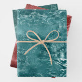 Glitzy Emerald Green Ombre Marble Geschenkpapier Set (Beispiel)
