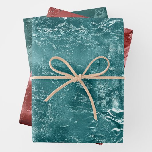 Glitzy Emerald Green Ombre Marble Geschenkpapier Set (Beispiel)