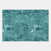 Glitzy Emerald Green Ombre Marble Geschenkpapier Set (Vorderseite)