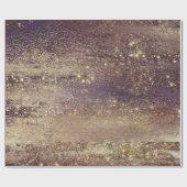 Glitzy Foil | Bronze Taupe Imitats Glitzer Sparkas Geschenkpapier (Flach)