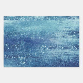 Glitzy Foil | Eisblaue Imitate Irisierender Schimm Geschenkpapier Set (Vorderseite 3)