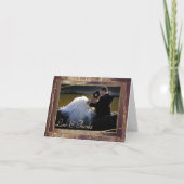 Glitzy Foil | Golden Bronze Copper Imitats Glam Fo Dankeskarte (Vorderseite)