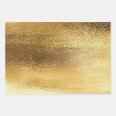 Glitzy Foil | Golden Bronze Kupfer Imitat Sparkor Geschenkpapier Set (Vorderseite 2)