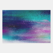 Glitzy Foil | Holographic Iridescent Dark Ombre Geschenkpapier Set (Vorderseite 2)