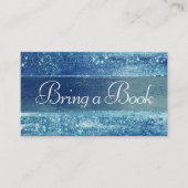 Glitzy Foil | Ice Blue Iridescent Books for Baby Begleitkarte (Vorderseite)