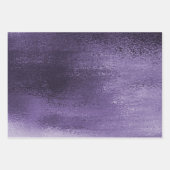 Glitzy Foil | Indigo Midnight Lila Imitats Sparkle Geschenkpapier Set (Vorderseite 2)