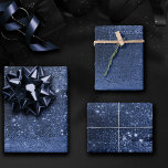 Glitzy Foil | Navy Blue Dark Imitats Glitzer Spark Geschenkpapier Set<br><div class="desc">Reichhaltige, dunkle und raffinierte Farbpalette in modernen, originellen Farbtönen, luxuriöse und einfache Imitat, metallische Glitzer-Klangfarbe auf einem passenden einfarbigen Hintergrund. Dieser Aquarelleffekt eignet sich perfekt für ein elegantes und elegantes Design. Das Design verfügt über eine vollständig anpassbare Textvorlage und einen gemischten Mittelgradienten, der den perfekten Pop von Farbe und persönlichem...</div>