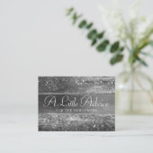 Glitzy Foil | Platinum Silver Imitate Chrome Addon Begleitkarte (Stehend Vorderseite)