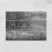 Glitzy Foil | Platinum Silver Imitate Chrome Addon Begleitkarte (Vorderseite)