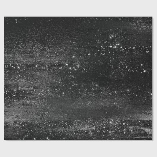 Glitzy Foil | Platinum Silver Imitate Chrome Shimm Geschenkpapier (Flach)