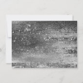 Glitzy Foil | Silver Platinum Imitate Chrome 3 Fot Save The Date (Rückseite)