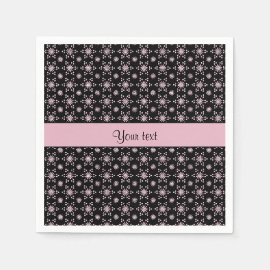 Glitzy Funkelnd Lilac Glitzer Stars Serviette (Vorderseite)