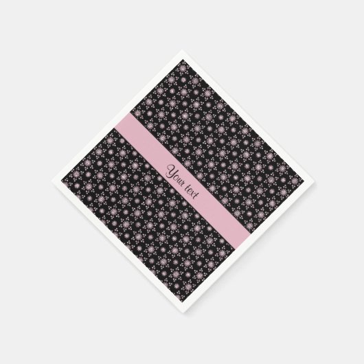 Glitzy Funkelnd Lilac Glitzer Stars Serviette (Ecke)