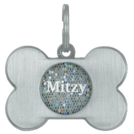 Glitzy Funkelnd Silver Glitzer Bling Tiermarke