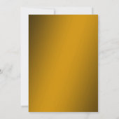 Glitzy Funkelnd Stiletto, Gold Bow Birthday Party Einladung (Rückseite)