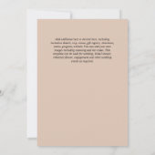 Glitzy Glam ENGAGEMENT Party Einladungs-HAUSHALT Einladung (Rückseite)