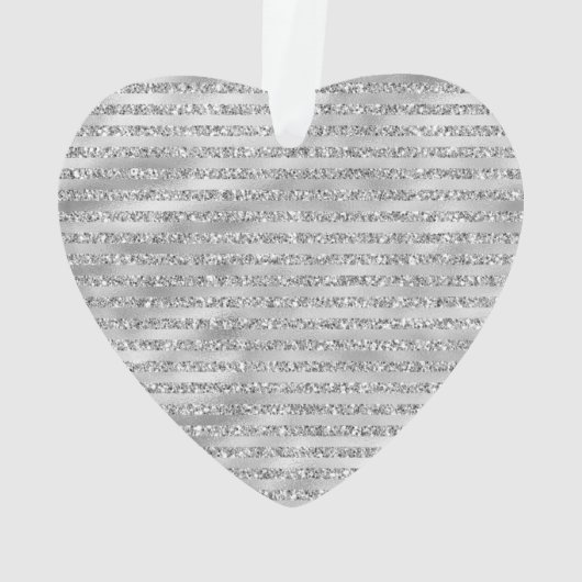 Glitzy Glam Gold Glitzer Ornament (Rückseite)