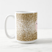 Glitzy Glam Sparkle Glitzer Eyelashes Kaffeetasse (Links)