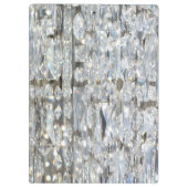 Glitzy Glittery Crystal Klemmbrett (Rückseite)
