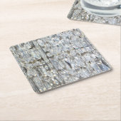 Glitzy Glittery Crystal Rechteckiger Pappuntersetzer (angewinkelt)