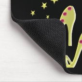 GLITZY GOLD 50. BIRTHDAY DIVA DESIGN MOUSEPAD (Ecke)