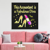 GLITZY GOLD ACCOUNTANT DESIGN LEINWANDDRUCK (Insitu (Wohnzimmer))