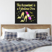 GLITZY GOLD ACCOUNTANT DESIGN LEINWANDDRUCK (Insitu (Schlafzimmer))