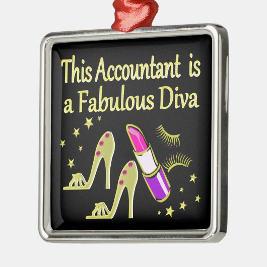 GLITZY GOLD ACCOUNTANT DESIGN ORNAMENT AUS METALL (Links)