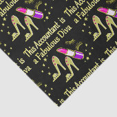 GLITZY GOLD ACCOUNTANT DESIGN SEIDENPAPIER (Ausschnitt)