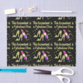 GLITZY GOLD ACCOUNTANT DESIGN SEIDENPAPIER (Handwerk)
