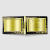 Glitzy Gold Confetti Dekorationen 100. Geburtstag Gästebuch (Voll)