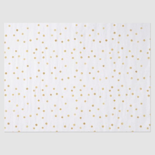 Glitzy Gold Confetti Seidenpapier (Vorderseite)