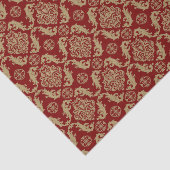 Glitzy gold und bordeauxrot Urlaub Seidenpapier (Ausschnitt)