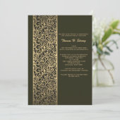 Glitzy Graduate Abschluss Einladung (Stehend Vorderseite)