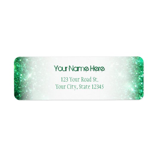 Glitzy Green Glitzer (Vorne)