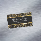 Glitzy Hairdresser Magnetische Visitenkarte (Beispiel)