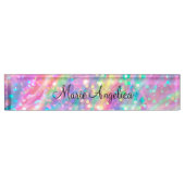 Glitzy Holographic Namensplakette (Vorderseite)