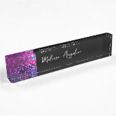Glitzy Ladys Bling Monogram Namensplakette