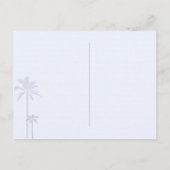 Glitzy Las Vegas Wedding Save the Date Ankündigungspostkarte (Rückseite)