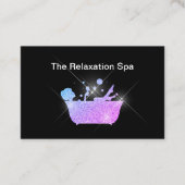 Glitzy Med Wellness-Center Beauty Business Cards Visitenkarte (Vorderseite)