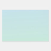 Glitzy Mermaid Blue Gold Sparkone Glitzer Geschenkpapier Set (Vorderseite 3)