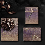Glitzy Minimalistisch | Bronze-Kupfer-Metallkerze Geschenkpapier Set<br><div class="desc">Reichhaltige, dunkle und raffinierte Farbpalette in modernen, originellen Farbtönen, luxuriöse und einfache Imitat, metallische Glitzer-Klangfarbe auf einem passenden einfarbigen Hintergrund. Dieser Aquarelleffekt eignet sich perfekt für ein elegantes und elegantes Design. Das Design verfügt über eine vollständig anpassbare Textvorlage und einen gemischten Mittelgradienten, der den perfekten Pop von Farbe und persönlichem...</div>